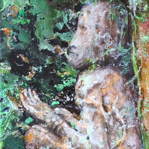 2024 - Mindestpensionist TARZAN - 50x100 cm - acryl © Manfred Kiesl